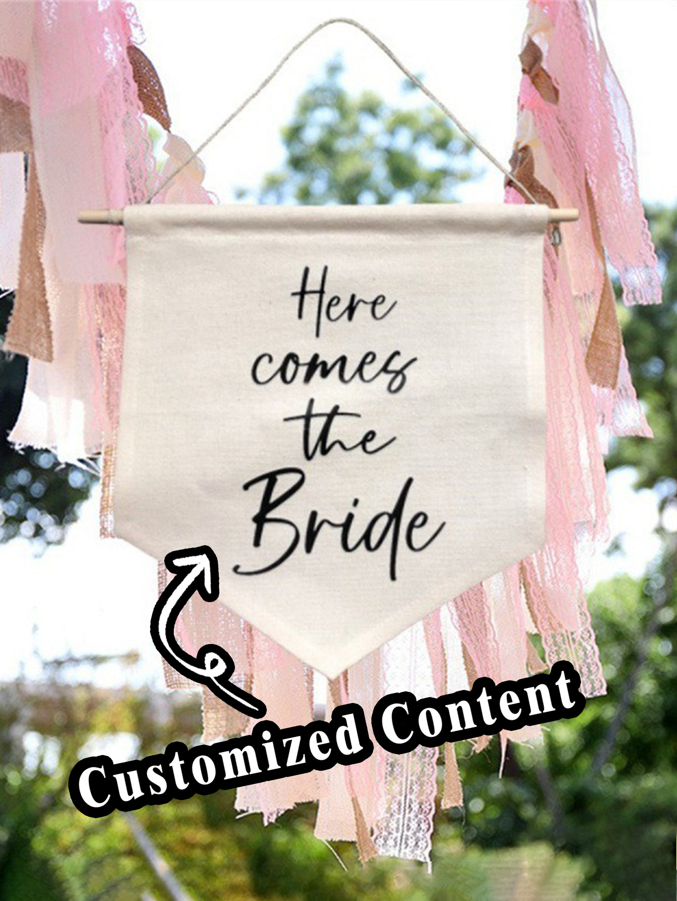 Custom Wedding Ceremony Banner